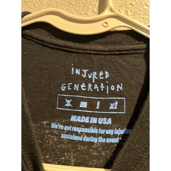 Asap Rocky SMALL Injured Generation"Not Responsible" Tour Shirt Double Sided - Picture 3 of 4